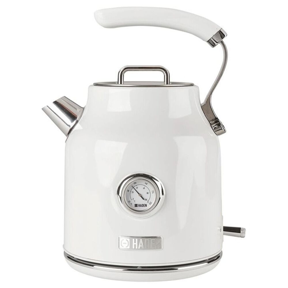 HADEN Dorset Electric Kettle, Ivory & Chrome - 75073
